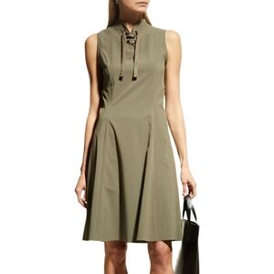 BOGNER Mirja Active A-Line Sleeveless Collar Lace-up Casual Dress SML/6